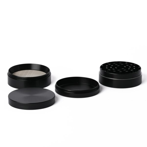 black metal 60mm 4pc herb grinder
