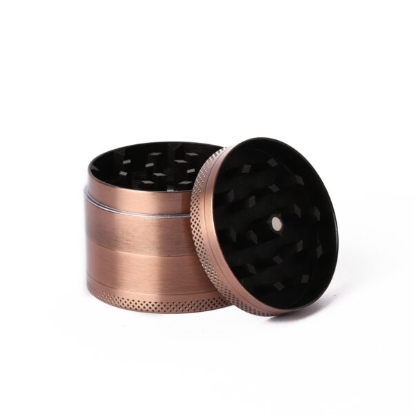 copper multi leaf 50mm herb grinder