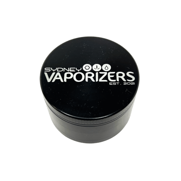 sydney vaporizers black metal 4pc herb grinder 60mm