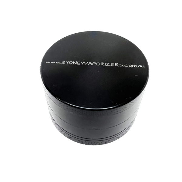 sydney vaporizers black metal 4pc herb grinder 60mm