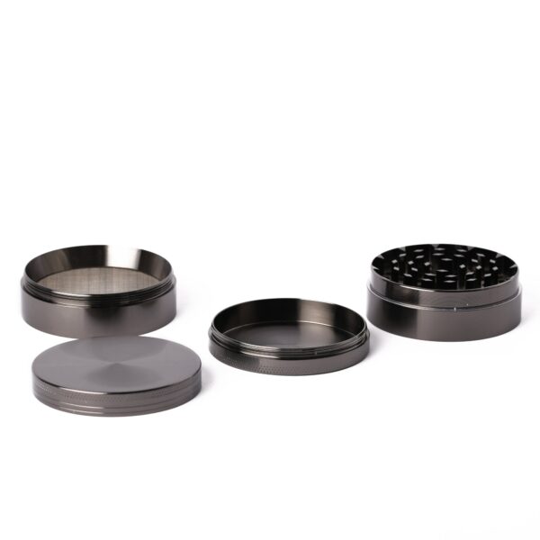 60mm 4pc herb grinder titanium