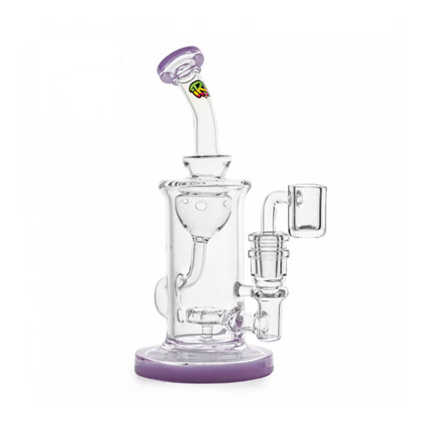 irie 6.75" klein incycler with ufo perc rig