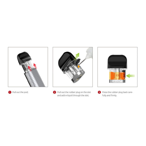 smok novo x replacement pod